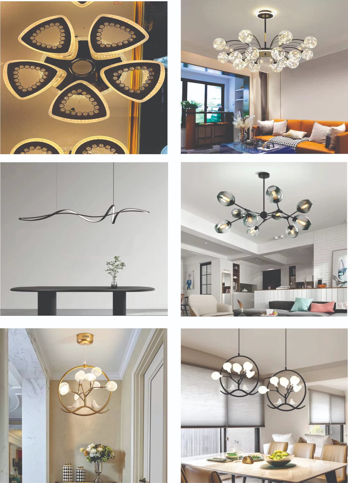 Modern Pendant Chandeliers available from IFESCOPET LTD in Port Harcourt